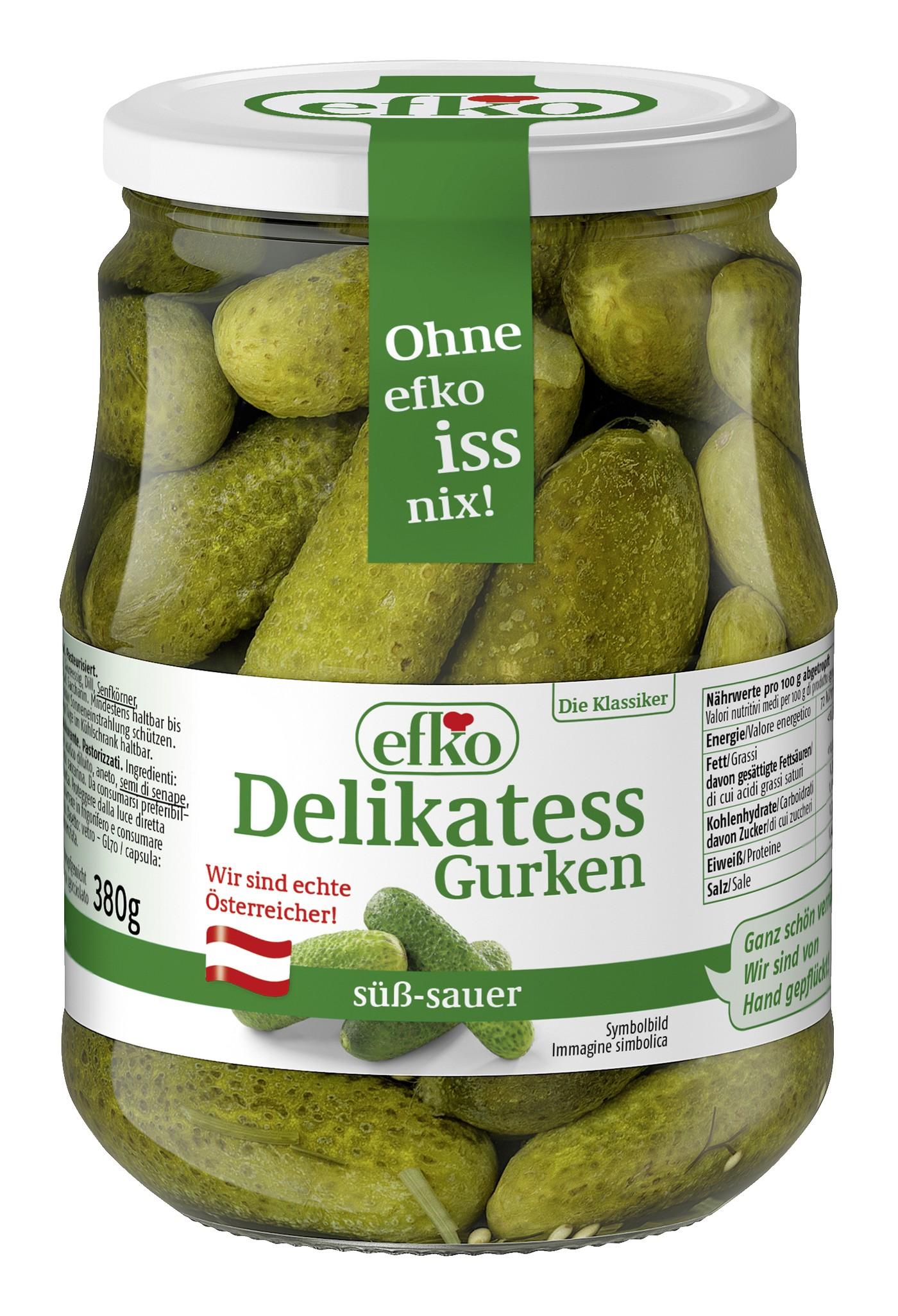 Efko Delikatessgurken 720ml